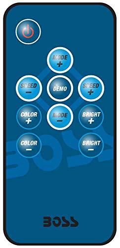 BOSS Audio Systems 4) BOSS Audio MRGB65 6.5" 400W Boat Marine RGB LED Light Speakers Silver 2 Pairs