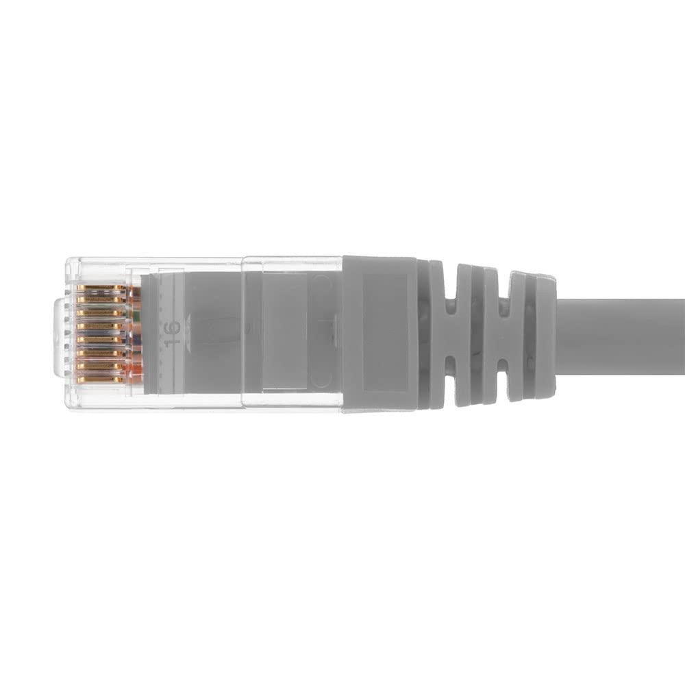 NavePoint NavePoint Patch Cable, CAT6, UTP, 24AWG/7 * 0.18 MM, 0.5 Ft, 10 Pack, Gray