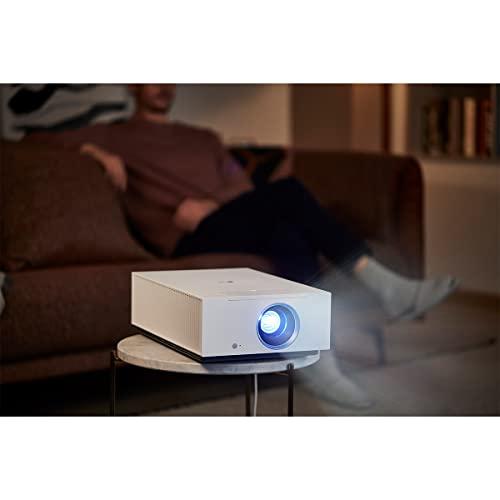 LG LG CineBeam UHD 4K Projector HU710PW - DLP Home Theater Smart Projector, White