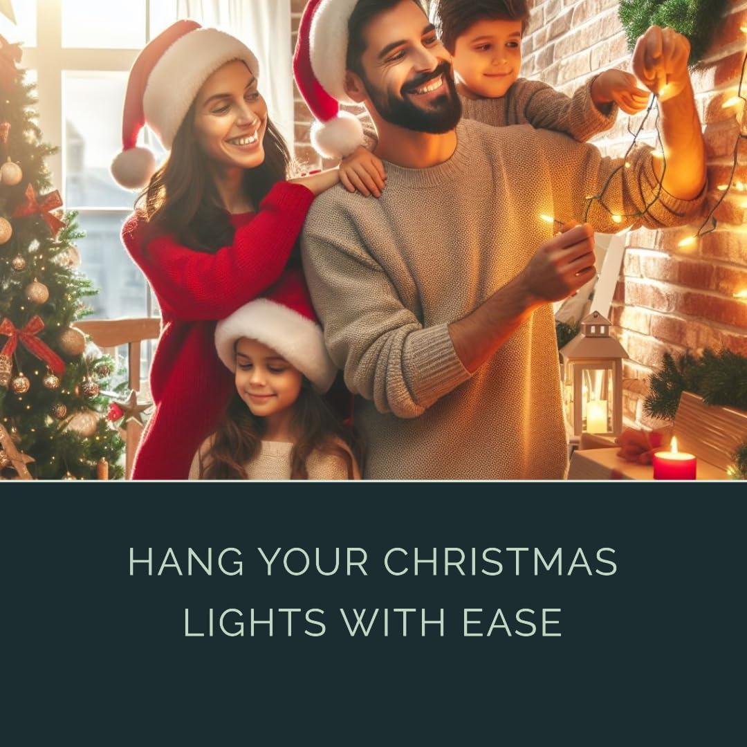 AFFAVON 200pcs Adhesive Cable Clips, Finisher Wire Clamp Cord Clips Cable Management Light Clips Cable Organizer Max.1/4" Wire Hider for Cords