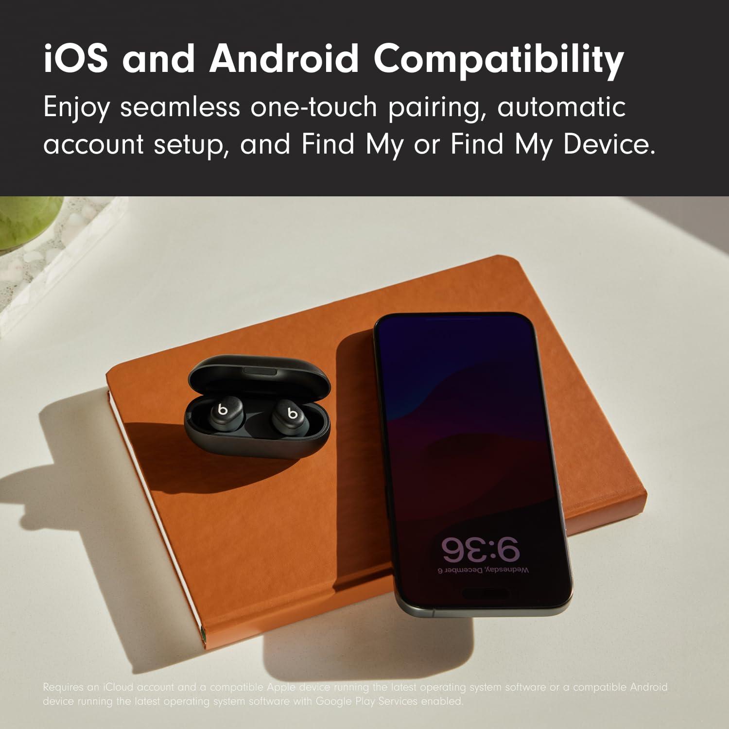 Beats Beats Solo Buds - Wireless Bluetooth Earbuds | 18 Hours of Battery Life | Apple & Android Compatibility | Built-in Microphone - Storm Gray