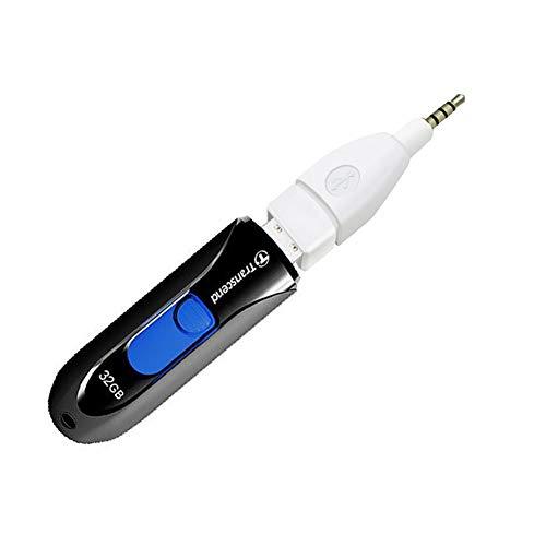 Blacell Blacell USB Female to 3.5mm Jack Male Audio Converter Adapter (White)