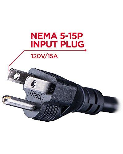 CyberPower CyberPower PR500LCDRT1U Smart App Sinewave UPS System, 500VA/400W, 7 Outlets, AVR, 1U Rack/Tower