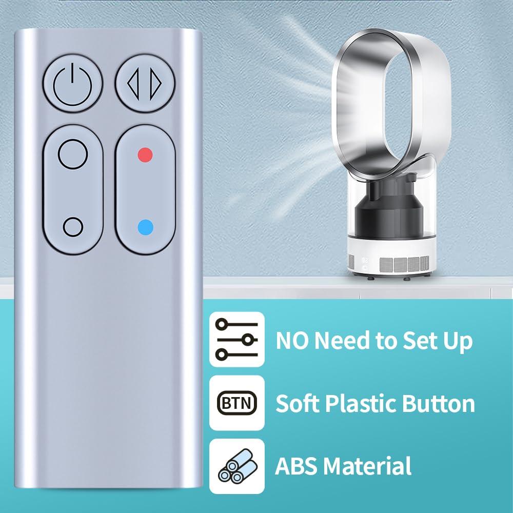 WDZP Remote Control for Dyson AM05 AM04 Fan Heater 922662-08 Hot + Cool