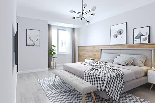 Mount-It! MOUNT-IT! Low-Profile Fixed TV Wall Mount With Removable Plate | Flush Wall Mounting Bracket Fits 23\" - 42\" Screens Up To VESA 200x200 mm, 66lbs Capacity, Black