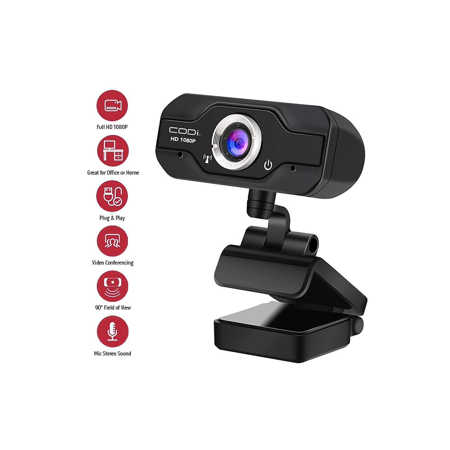 CODi CODi Aquila HD 1080P Fixed-Focus Webcam