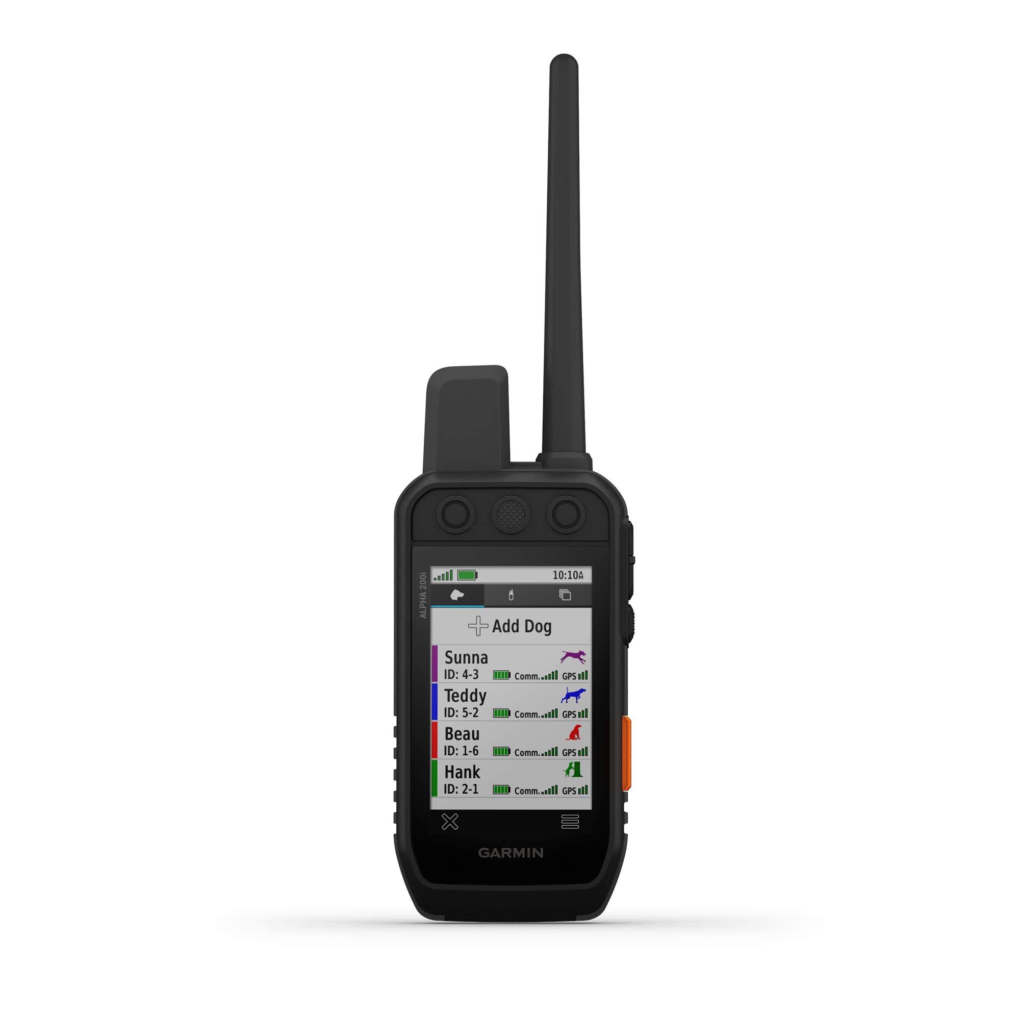 Garmin Garmin Alpha 200i Dog Tracking Handheld, Utilizes inReach Technology, Sunlight-readable 3.6\" Touchscreen (010-02230-50), Black and Garmin USB Split Adapter Cable