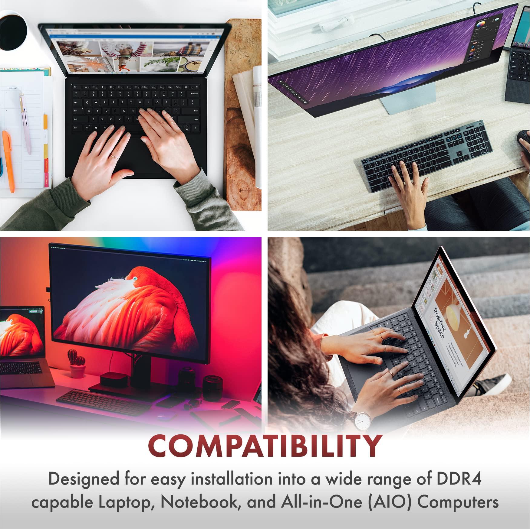 A-Tech A-Tech 8GB RAM for Dell OptiPlex 3080 Micro, 3280 AIO, 5080 Micro, 5090 Micro, 5480 AIO, 5490 AIO, 7070 USFF, 7080 Micro, 7080 XE Micro, 7480 AIO | DDR4 3200MHz PC4-25600 SODIMM Non-ECC Memory Upgrade