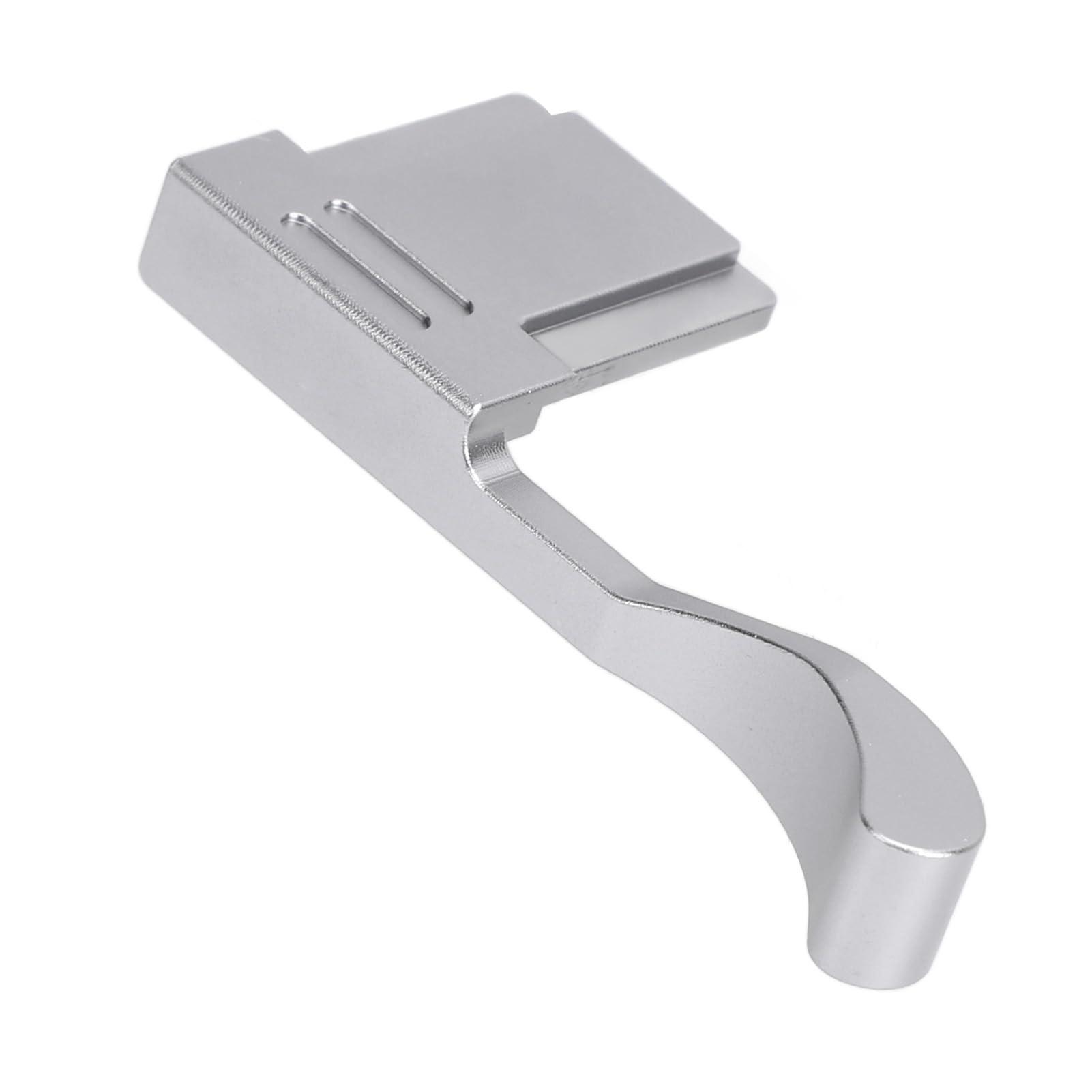 Gugxiom Metal Thumb Up Grip for X100VI X100V X100F XE3 XE4, Hot Shoe Thumb Up Rest Hand Grip, for Comfortable & Secure Hand Hold (Silver)
