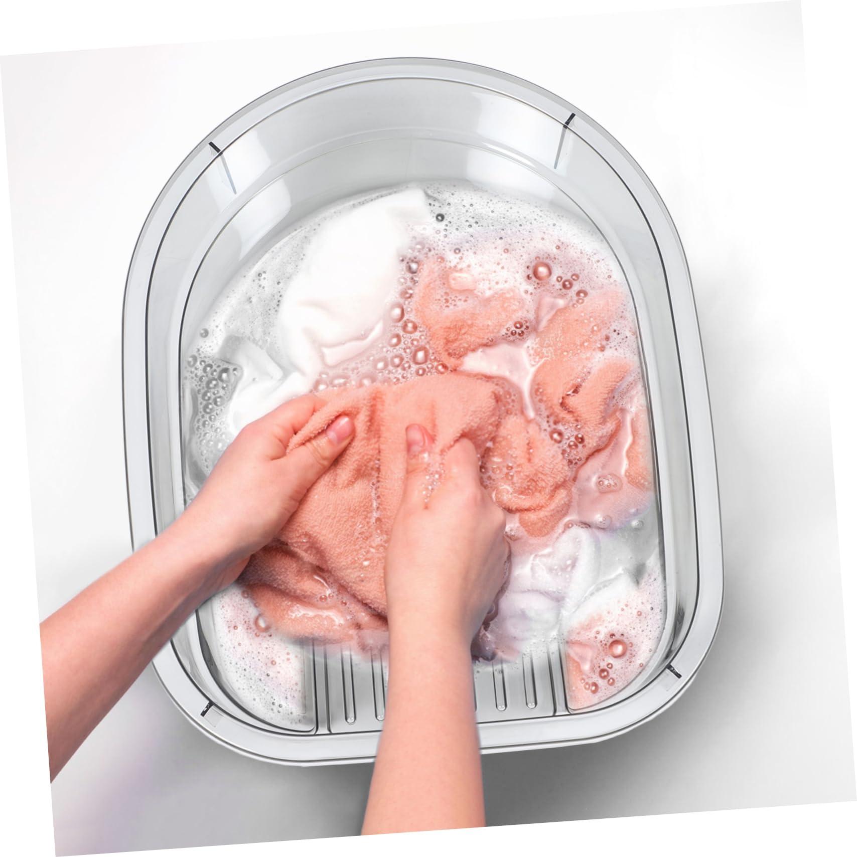 ORFOFE ORFOFE Newborn Clothes Basin Washboard Household Baby Clothes Washbasin Multi-functional Wash Tub