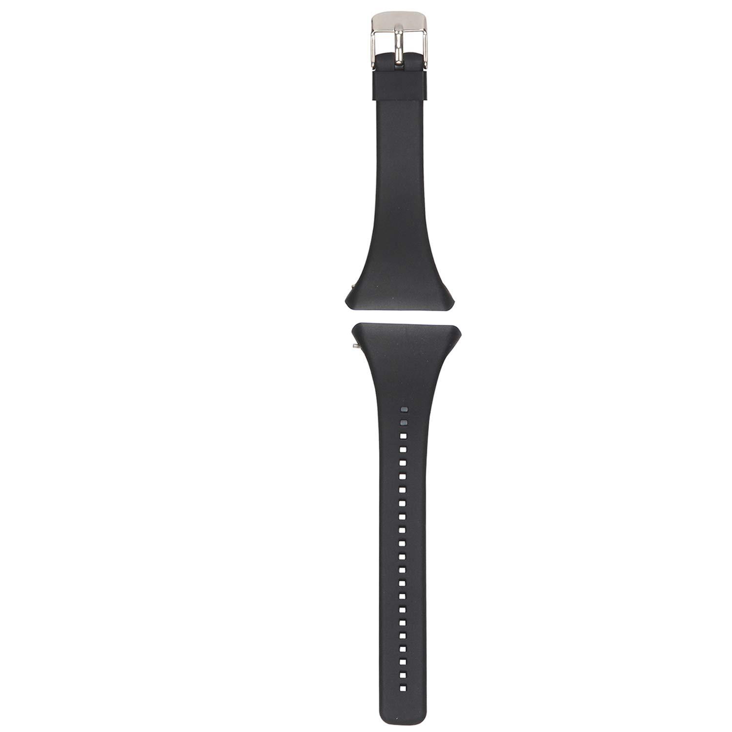 hengkang hengkang Fit for Polar FT4/ FT7 Watch Bands Women Men, Sports Adjustable Silicone Replacement Watch Band Accessory Straps Wristbands Bracelet for Polar FT4/ FT7 Smartwatch (Black)