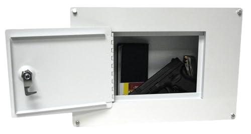 HMC Holdings LLC - First Watch Homak First Watch Between The Studs High Security Steel Wall Safe, White
