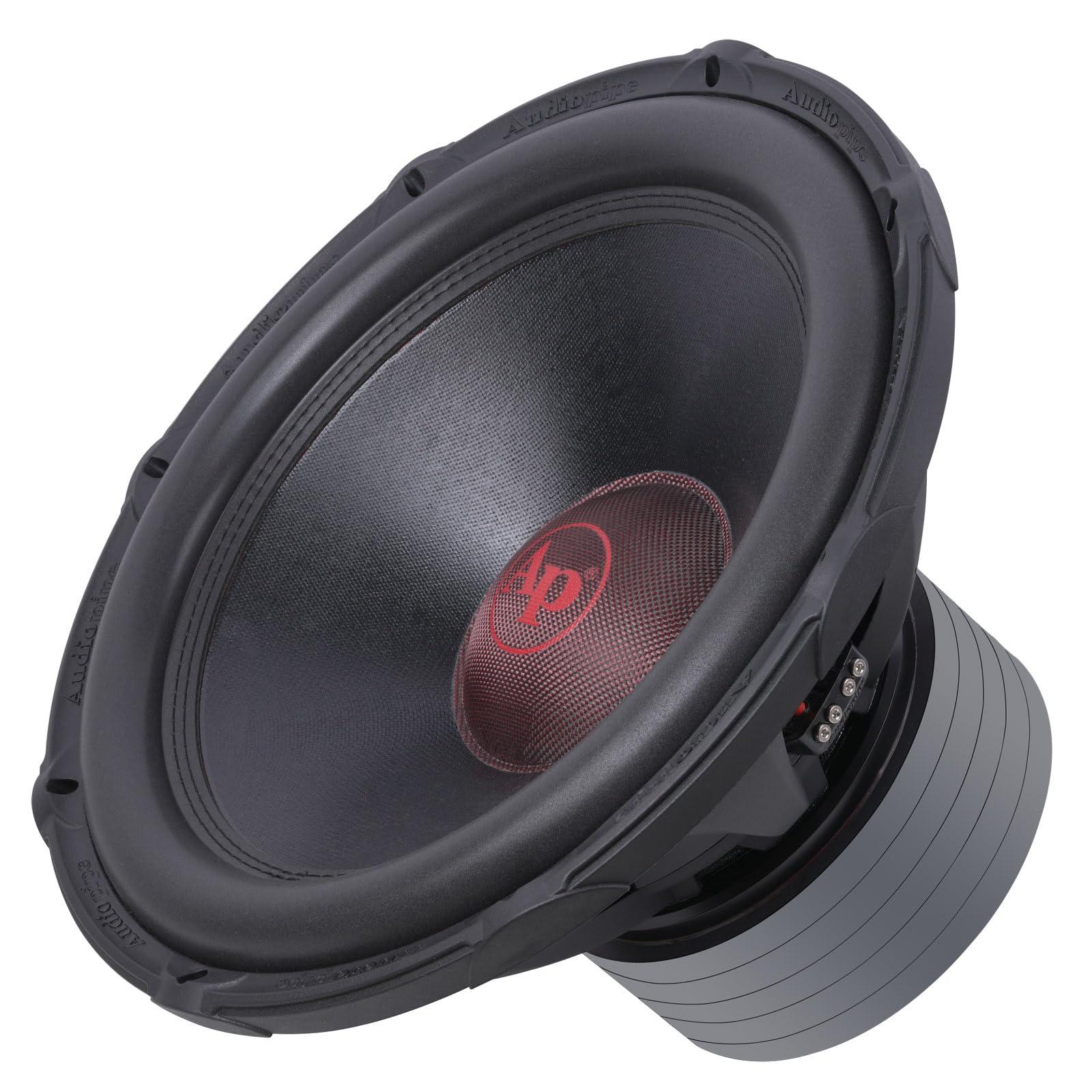 Audiopipe Audiopipe 18" Quad Stack Composite Cone Subwoofer (TXX-BDC-V-18), Superior Performance, 3800W, 5 Magnets, BASV Voice Coil, Aluminum Basket, Multi-Connect, Non-Press Paper Cone, 2 * 4 Ohms