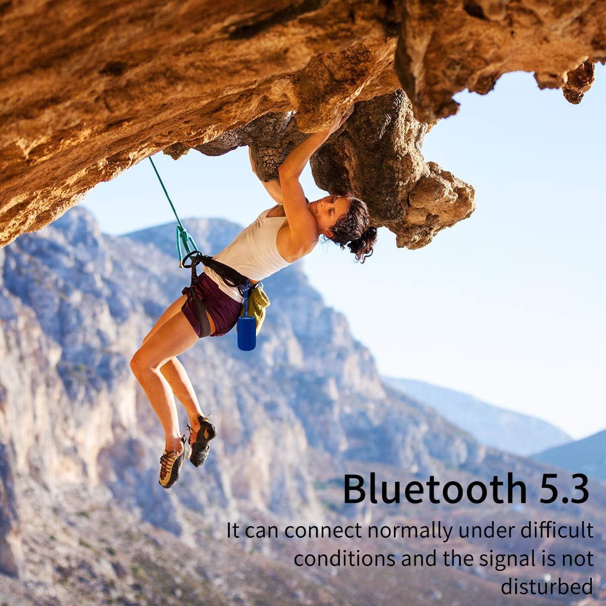 MusiBady Bluetooth Speaker,MusiBaby Wireless,Waterproof,Outdoor,Portable Speaker,Dual Pairing,Loud Stereo,Booming Bass,24H Playtime Wireless Speaker for Home,iPhone,Party,Gifts(Blue)