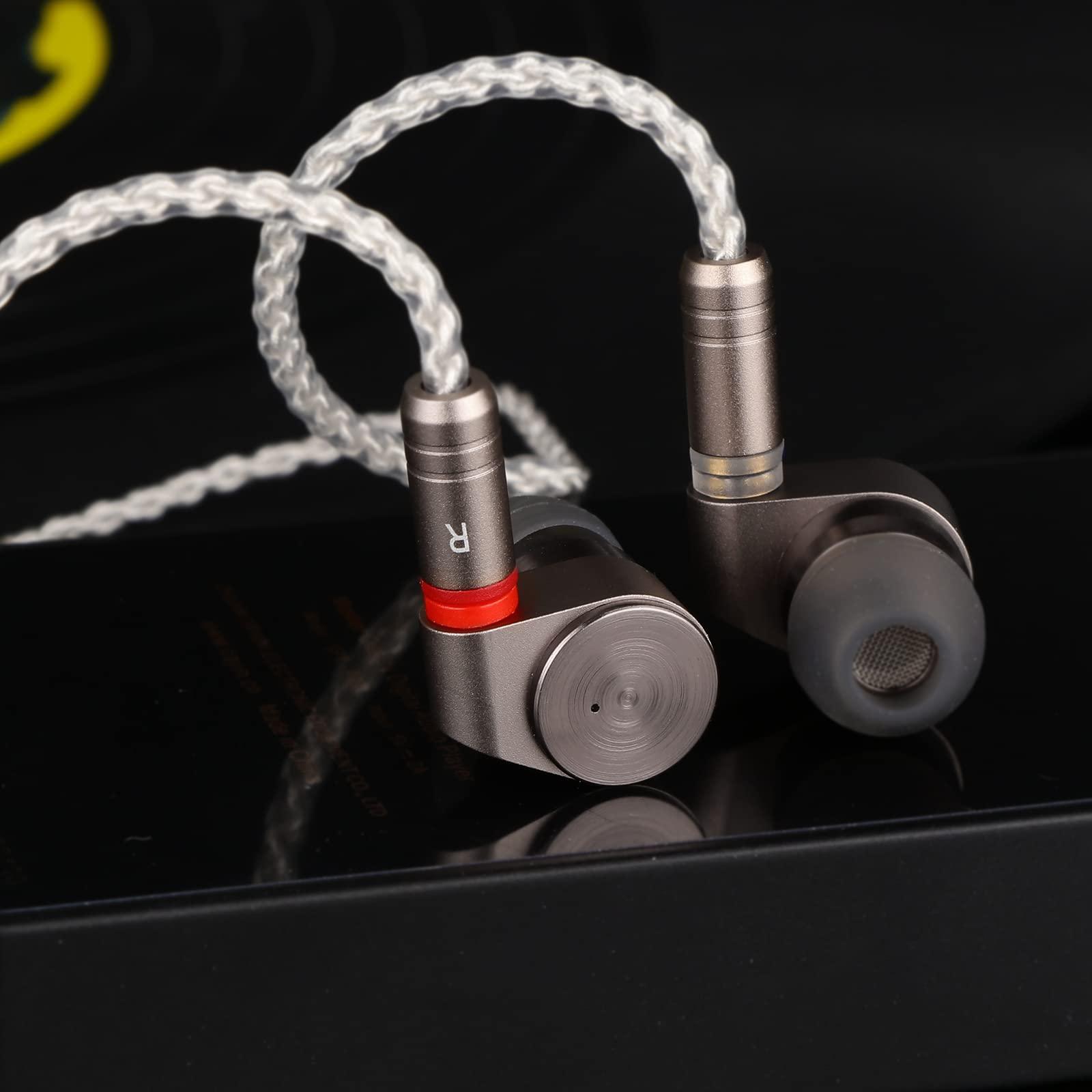 Linsoul Linsoul TIN Audio T2 HiFi in Ear Monitor, 2DD Double Dynamic Driver IEM, Wired Earbuds, Metal Bass Headphones, with 3.5mm 2pin IEM Cable for DJ Musician