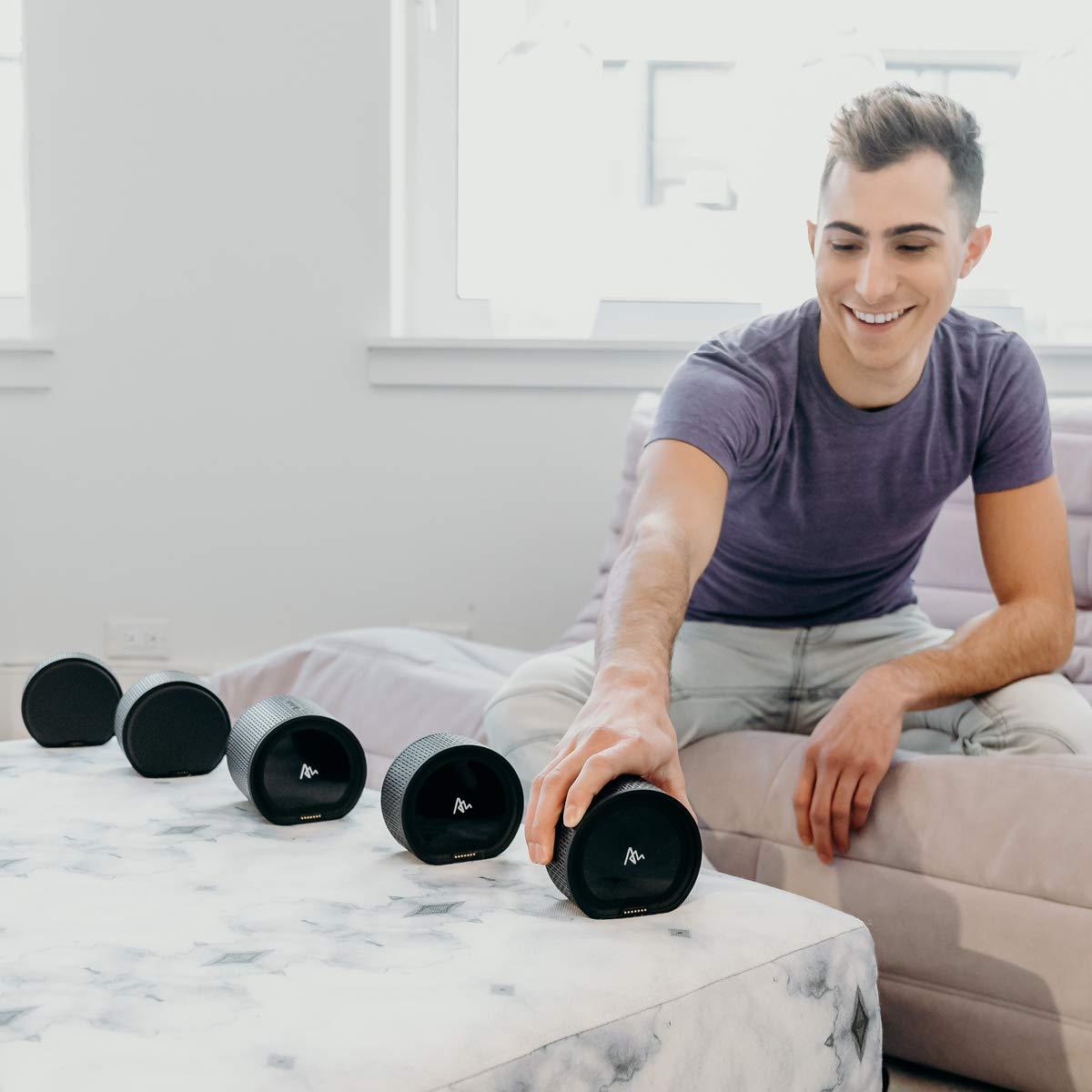 Hover-1 Air Audio The Worlds First Pull-Apart Wireless Bluetooth Speaker Portable Surround Sound and Multi-Room Use, Black