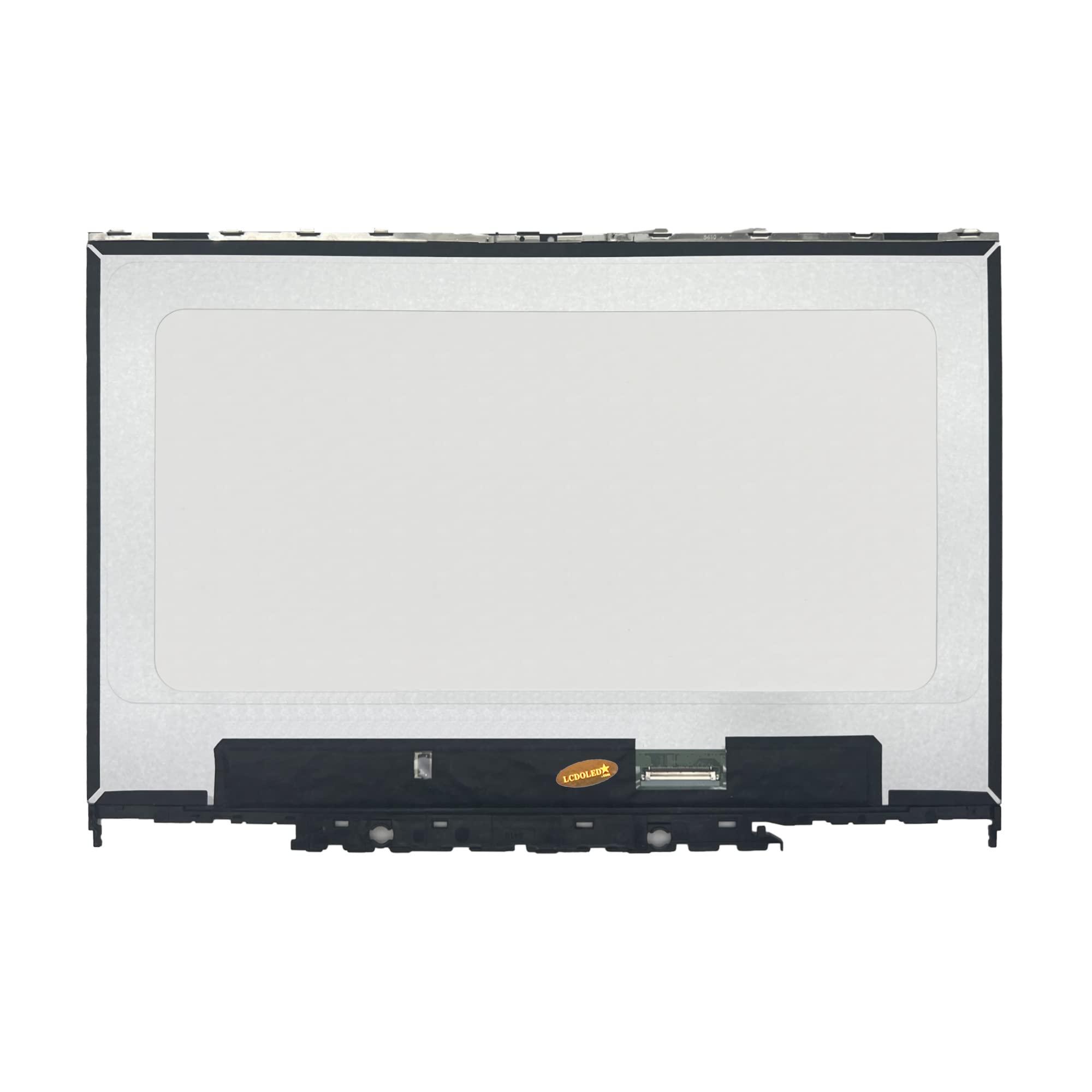 LCDOLED LCDOLED Replacement for Dell Inspiron 14 7415 2-in-1 P147G P147G001 14.0 inches FullHD 1920x1080 IPS LED LCD Display Touch Screen Digitizer Assembly Bezel with Touch Control Board 40Pin