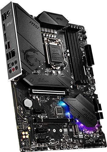 MSI MSI MPG Z490 Gaming Plus Gaming Motherboard (ATX, 10th Gen Intel Core, LGA 1200 Socket, DDR4, CF, Dual M.2 Slots, USB 3.2 Gen 2, 2.5G LAN, DP/HDMI, Mystic Light RGB)