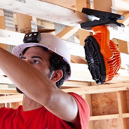Klein Tools Klein Tools PJSFM1 Cordless Rechargeable Fan with USB-C Charging Cord and Multiple Mounting Options Perfect for the Jobsite