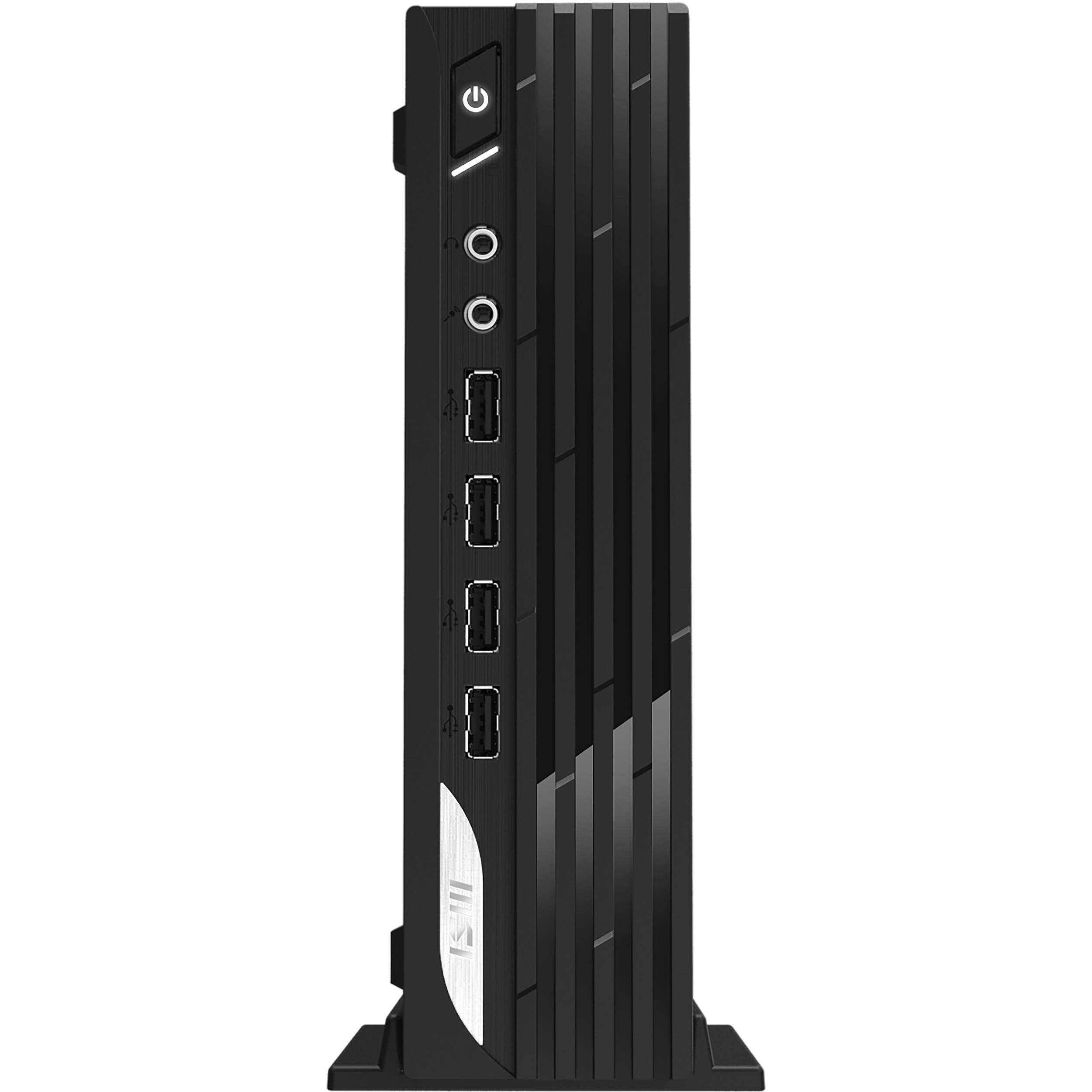 MSI MSI PRO DP21 12M Mini Desktop Computer - 12th Gen Intel Core i5-12400 6-Core up to 4.40 GHz Processor, 8GB RAM, 256GB NVMe SSD, Intel UHD Graphics 730, Wi-Fi 6, VESA Mounting, Windows 11 Home