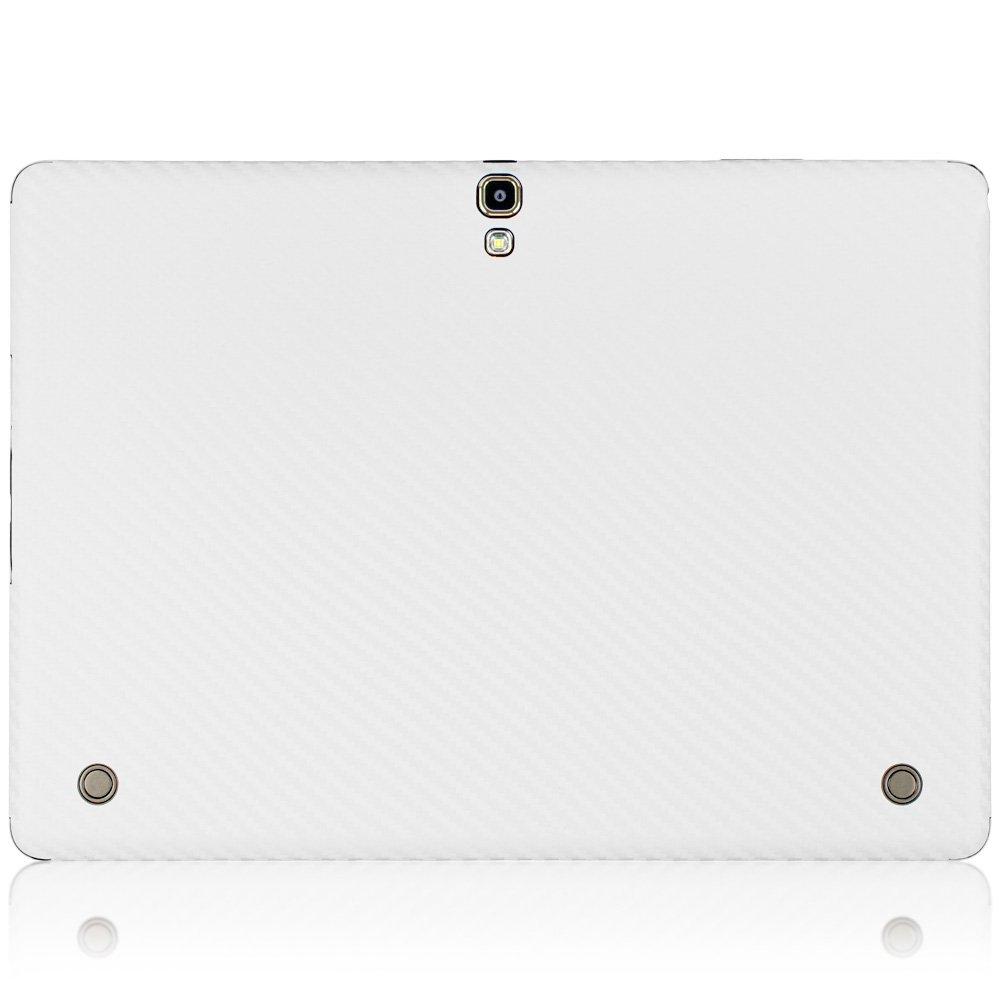 ArmorSuit ArmorSuit MilitaryShield White Carbon Fiber Skin Wrap Film + HD Clear Screen Protector for Samsung Galaxy Tab S 10.5 - Anti-Bubble Film