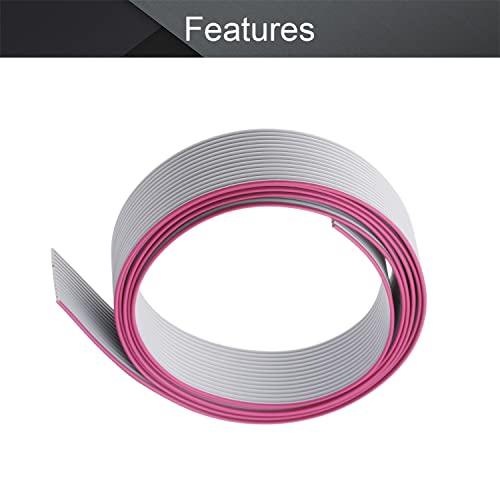 Fielect Fielect Flat Ribbon Cable 1mm Pitch 14 Pin Socket Extension Flat Ribbon Cable Connector 1m/3.3Ft Length AWM2651