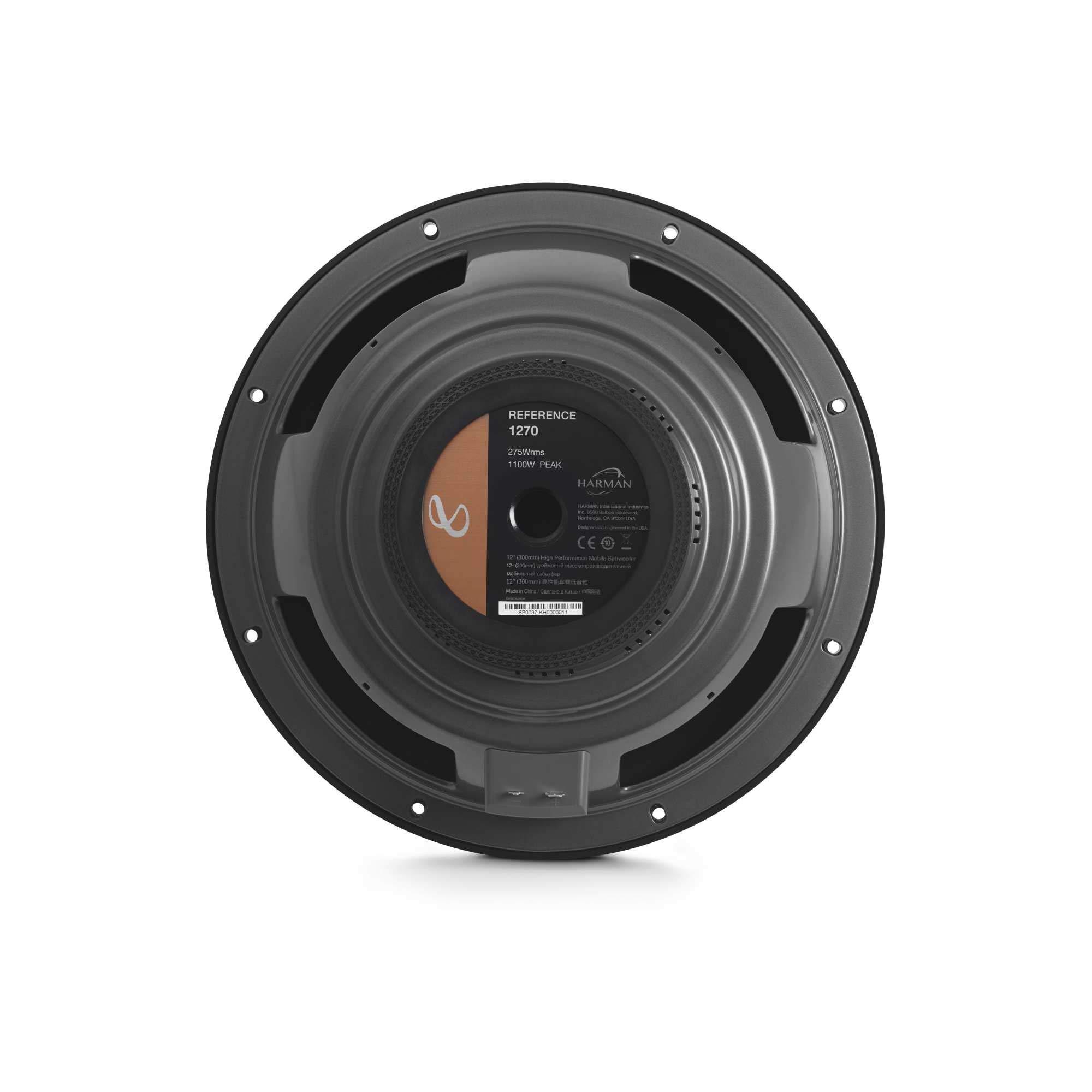 Infinity Infinity REFERENCE-1270 Reference 12 Inch Subwoofer with SSI (Selectable Smart Impedance)