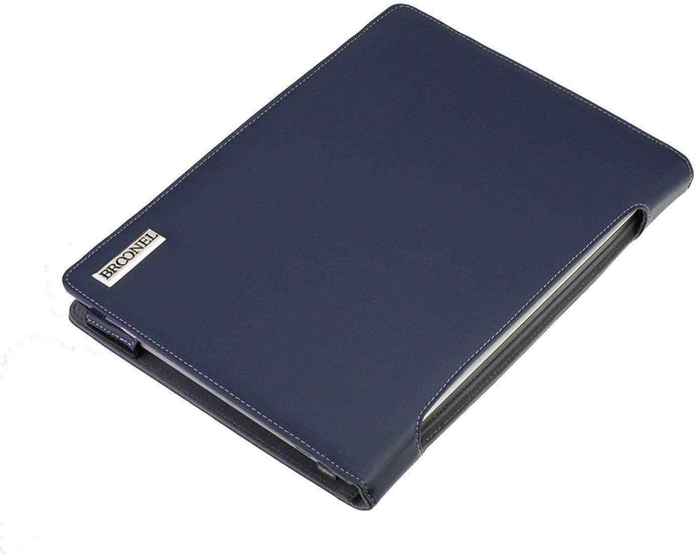Broonel Broonel - Profile Series - Blue Leather Laptop Case Compatible with Google Pixelbook Go M3 Chromebook