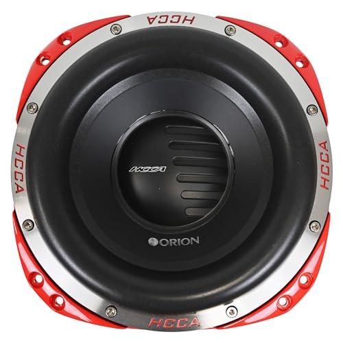 ORION ORION HCCA Series HCCA122 High Performance 12 Competition Grade Car Subwoofer, 10000W Max Power, 2500W RMS, Dual 2 ohms, 4 Voice Coil - Powerful Black Coil Subwoofer for Cars, Trucks, Jeeps