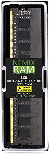 NEMIX RAM NEMIX RAM 8GB (1X8GB) DDR4 2666MHZ PC4-21300 1Rx8 1.2V 288-PIN ECC Unbuffered UDIMM Memory Compatible with Dell SNPD715XC/8G AA335287 for Precision 3430XL