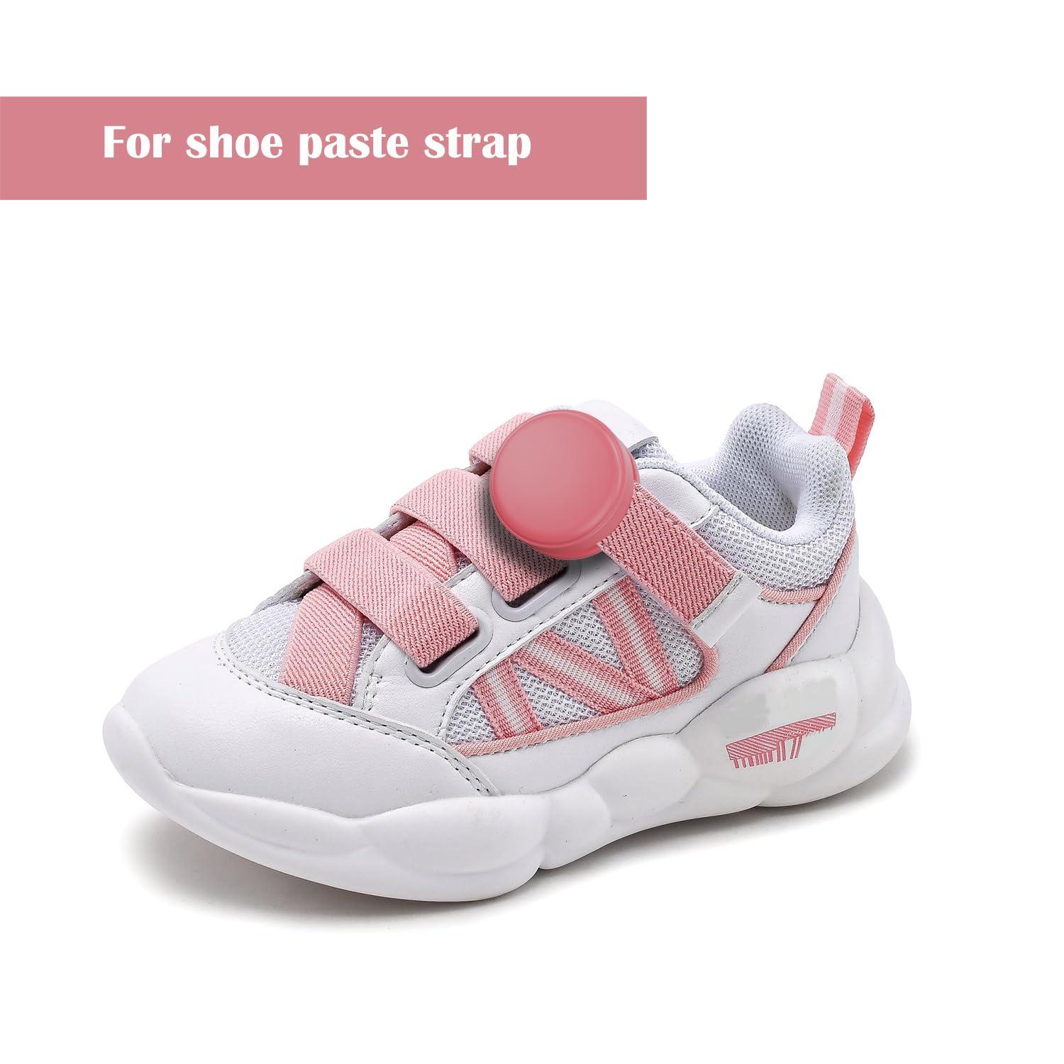 ZUBUHUHU 4 Pack AirTag Holder for Kids Shoelaces, Hidden Silicone Air Tag Case Holder for Children Shoes Shoestring (Black, White, Pink, Dark Blue)