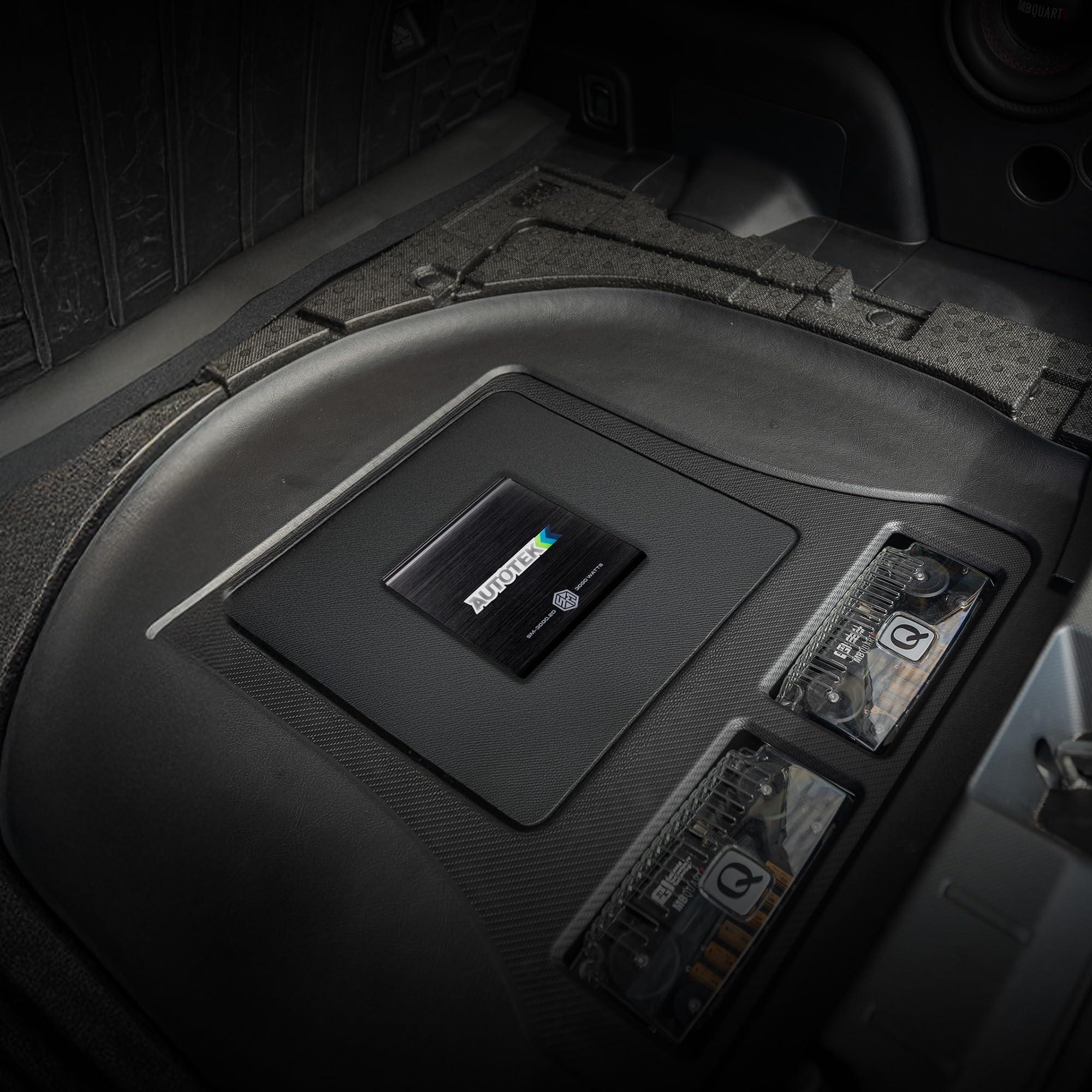 Autotek Autotek 3000 Watt 2 Channel Car Audio Amplifier, Street Machine SM-3000.2D, Black