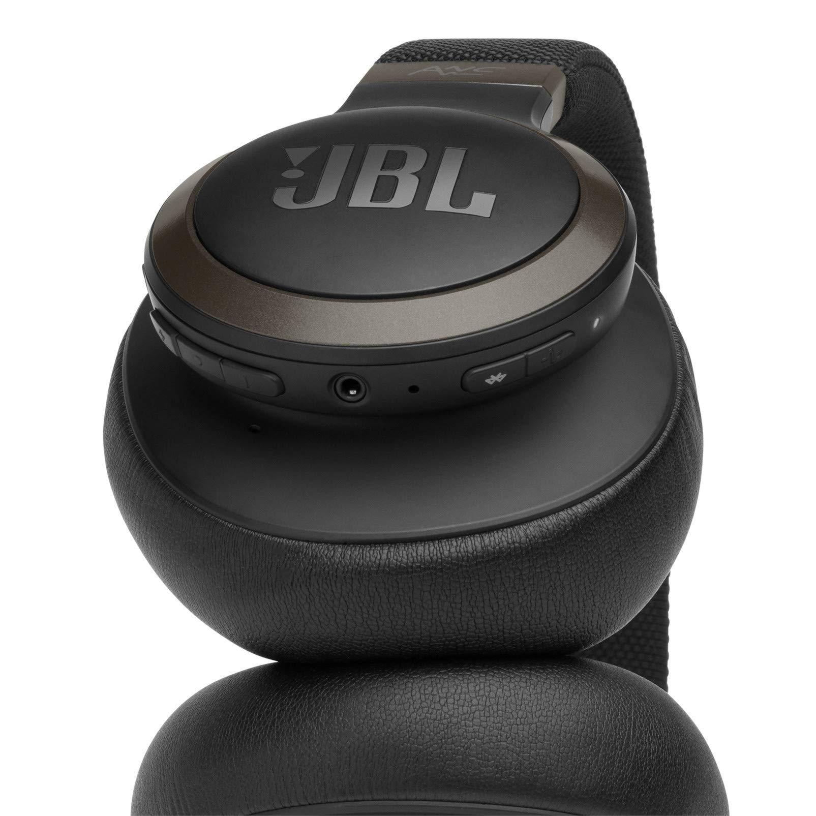 JBL JBL Live 650 Around-Ear Wireless Headphone with Noise Cancellation - Black (Renewed)