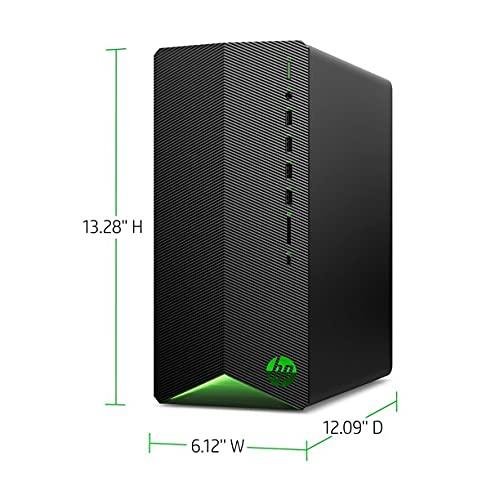 HP HP 2021 Newest Pavilion Gaming Desktop Computer, AMD 6-Core Ryzen 5 5600G Processor(Beat i7-8700, Upto 4.4GHz), AMD Radeon RX5500 4 GB, 8GB RAM, 256GB PCIe NVMe SSD,Mouse and Keyboard, Win 10 Home