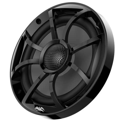 wet sounds Wet Sounds | RECON 6-BG | High Output Component Style 6.5\" Marine Coaxial Speakers with Black Grille