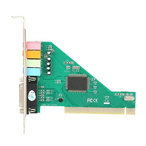 VBESTLIFE CMI8738 PCI Sound Card, PCI Sound Card Channel 4.1 for Computer Desktop Internal Audio Karte Stereo Surround