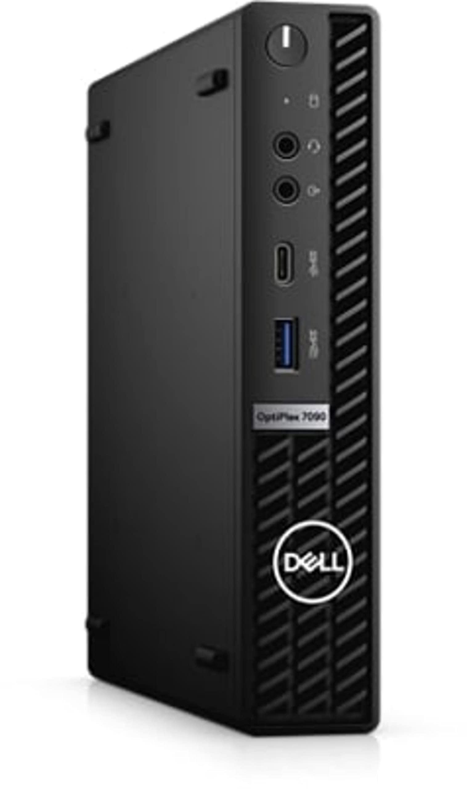 Dell Dell Optiplex 7090 Micro Tower Desktop | Core i5-10500 - 1TB HDD Hard Drive - 16GB RAM | 6 cores @ 4.5 GHz Win 11 Pro Black