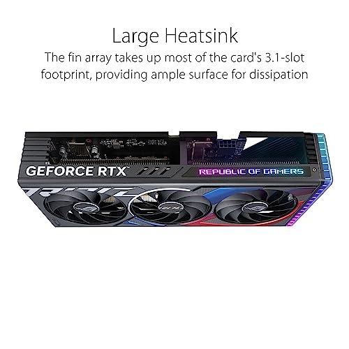 ASUS ASUS ROG Strix GeForce RTX 4060 OC Edition Gaming Graphics Card (PCIe 4.0, 8GB GDDR6, DLSS 3, HDMI 2.1a, DisplayPort 1.4a, Axial-tech Fan Design, Aura Sync, 0dB Technology)