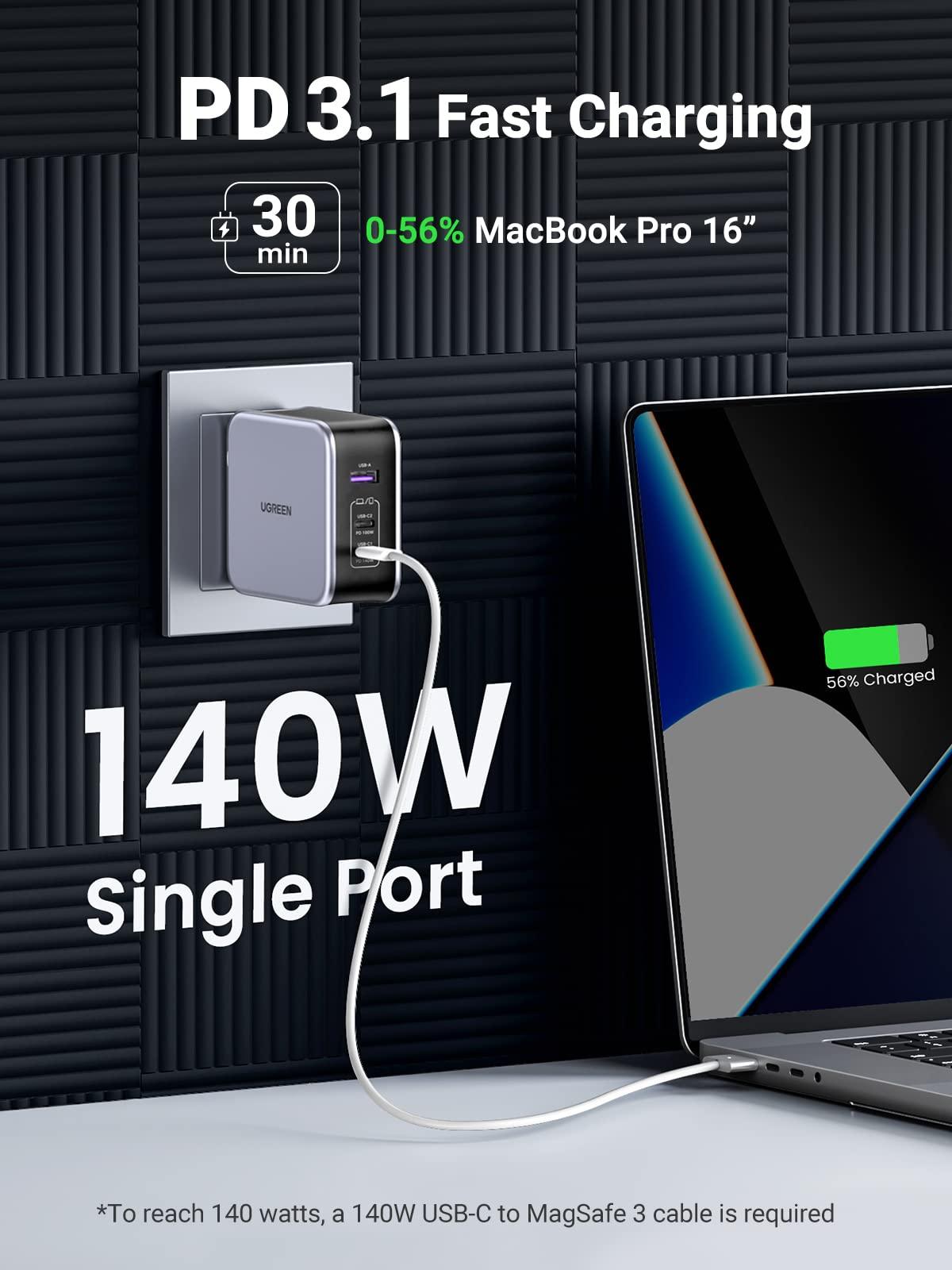 UGREEN UGREEN 140W USB C Charger & 240W 6.6FT USB C to USB C Cable