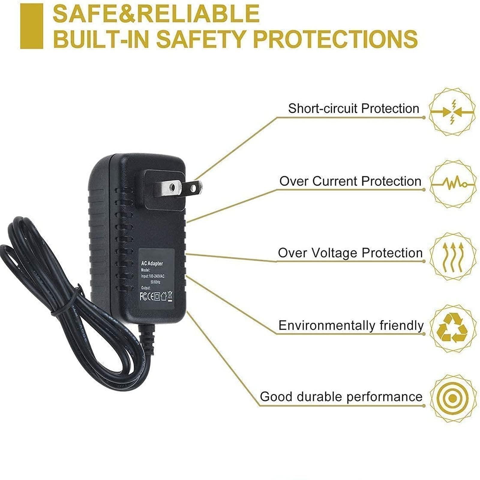 K-MAINS K-MAINS AC Adapter Replacement for RCA DCM305 DCM305R Digital Broadband Cable Modem Power Supply PSU