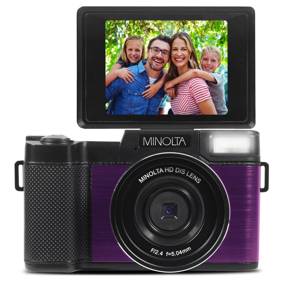 Minolta Minolta MND30 30 MP / 2.7K Ultra HD Digital Camera (Purple)