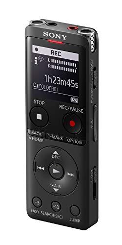 Sony Sony ICD-UX570 Digital Voice Recorder, ICDUX570BLK, usb