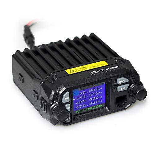QYT QYT KT-8900D Mobile Transceiver 25W VHF 144-148MHz UHF 420-450MHz Dual Band Quad Standby Mini Car Radio