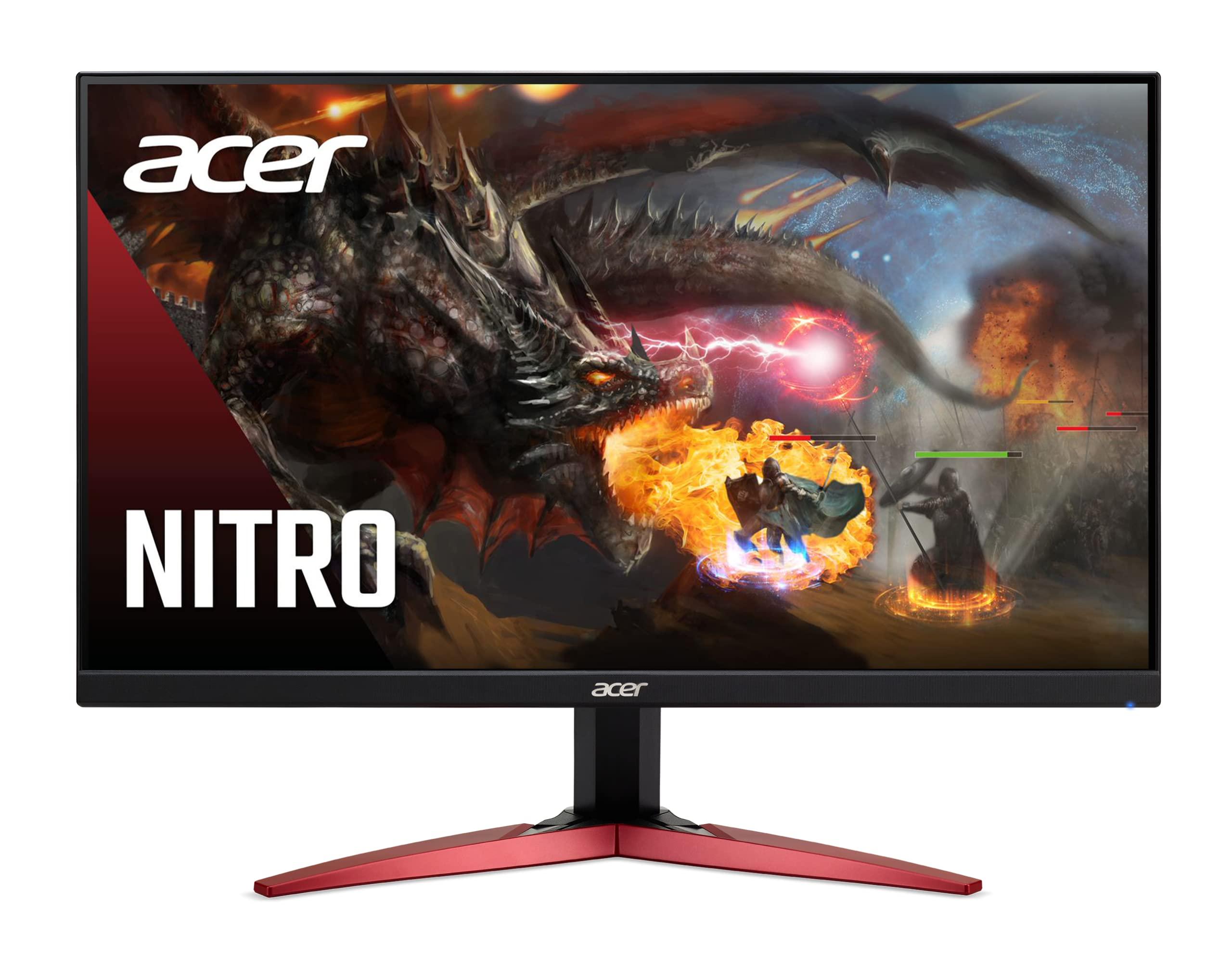 acer acer Nitro KG241Y Sbiip 23.8 Full HD VA Gaming Monitor 1 x Display Port 1.2 & 2 x HDMI 2.0 & PNY CS900 500GB 3D NAND 2.5" SATA III Internal Solid State Drive -
