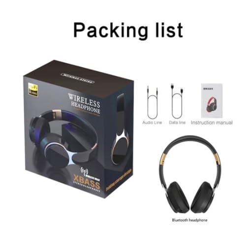 Generic FG-07s Wireless Headphone Bluetooth Over Ear Foldable Stereo Headsets XBASS (Green)