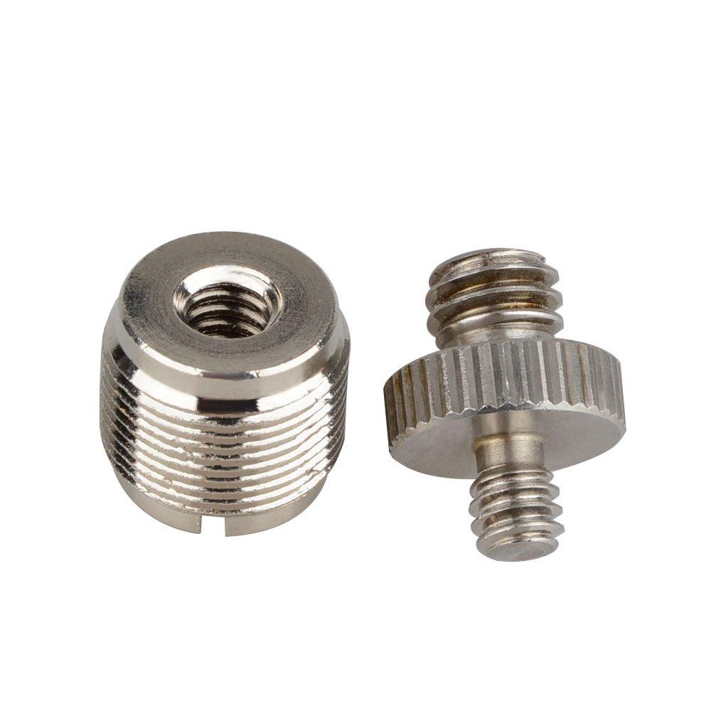 CAMVATE CAMVATE 1/4"-20 Thread Screw Connector + 1/4"-20 Male Thread Screw + 1/4"-20 & 3/8"-16 and 5/8-27
