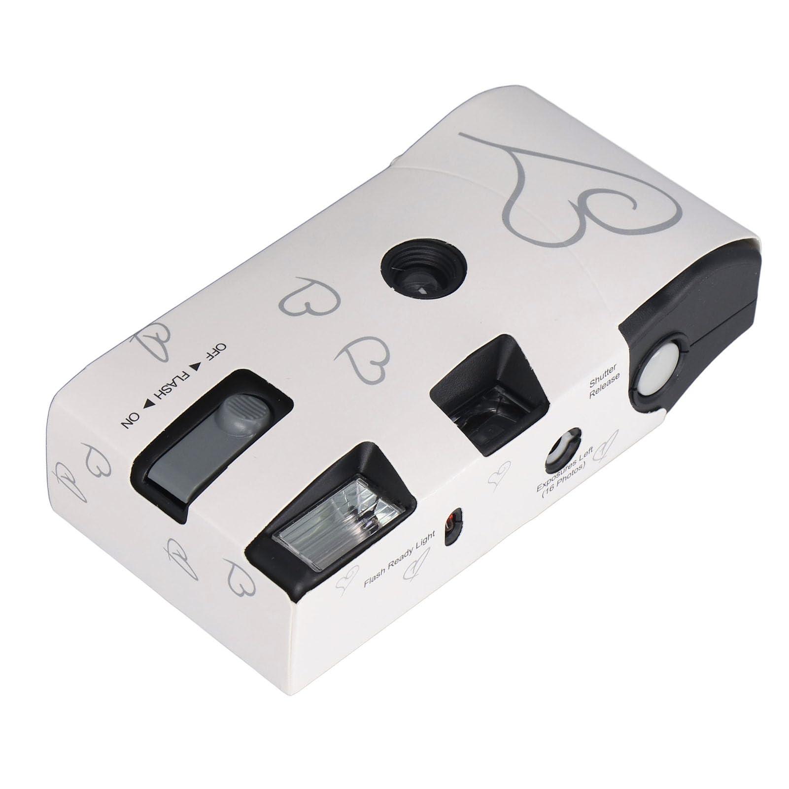 Sanpyl 16pcs 35mm Film Camera Built in Period Texture, Humanitarian Photography, Easy to Shoot, for Birthday Wedding Travel