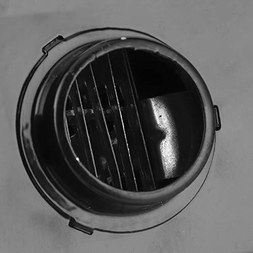 aqxreight Car Heater Fan Defroster 12V 8W 4 Hole Auto Car Defrost Defogger Demister Black 12v Four Way Heater Car Demister