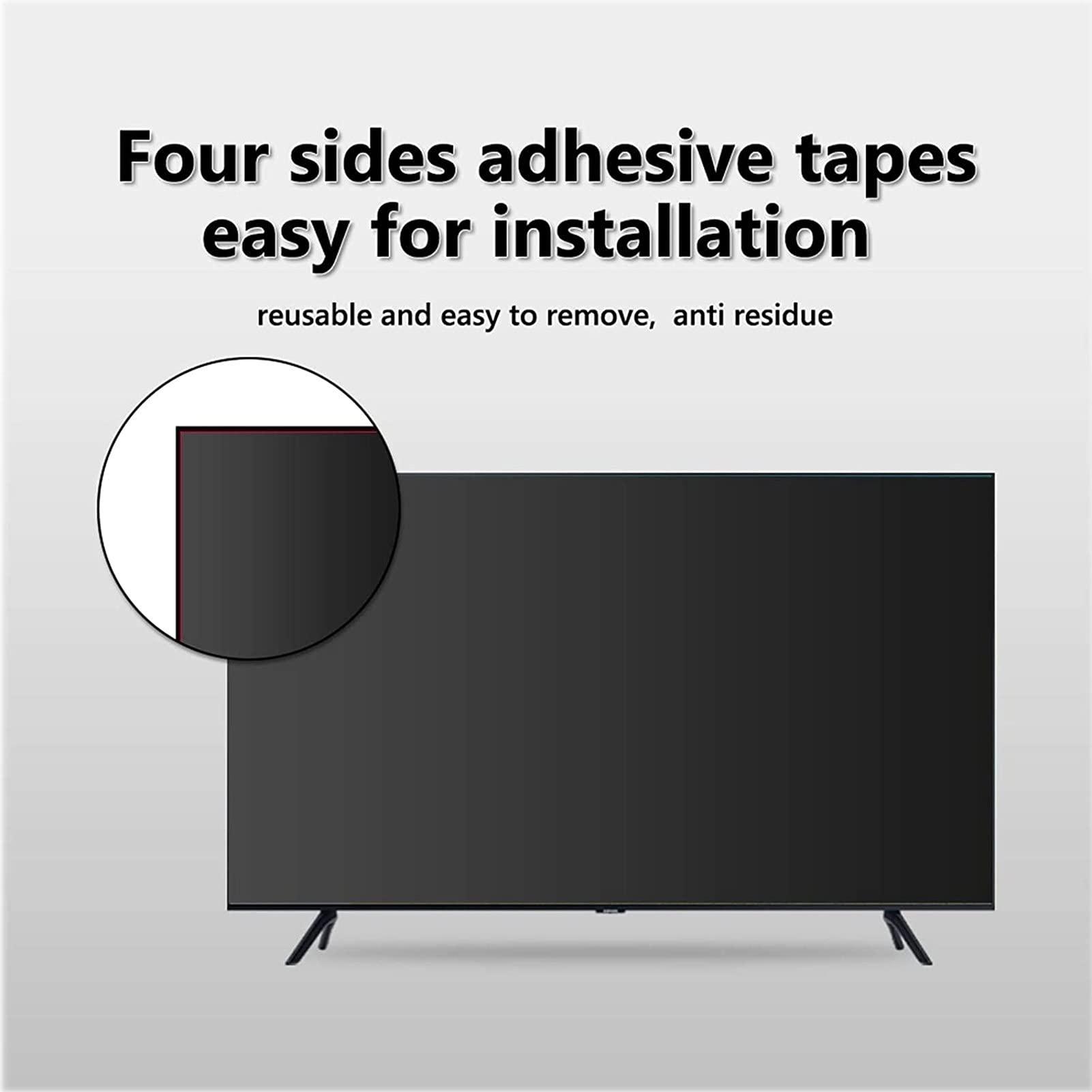 GFSD GFSD Anti Glare Film TV Screen Protector, Anti Blue Light/Guard Against Radiation, Relieve Eye Strain Sleep Betterfor All Brand TV Size (Color : HD Version, Size : 48 inch 1056596mm)