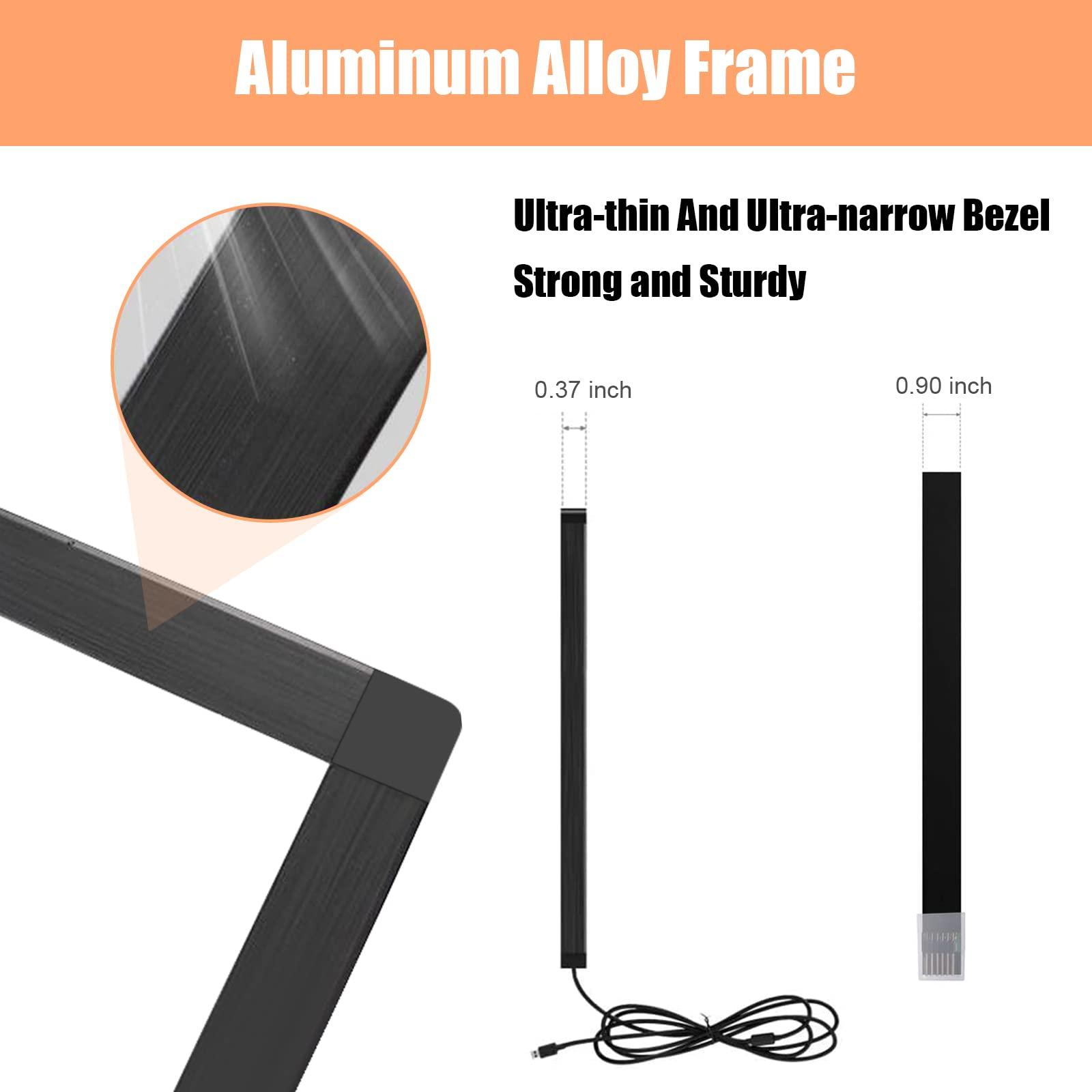 Senisway Senisway Infrared Touch Screen Frame 42 Inch 10 Points Multi-Touch, IR Touch Screen Without Glass, USB Interface, for LCD Monitor for Touch Monitor TV Touch Whiteboard